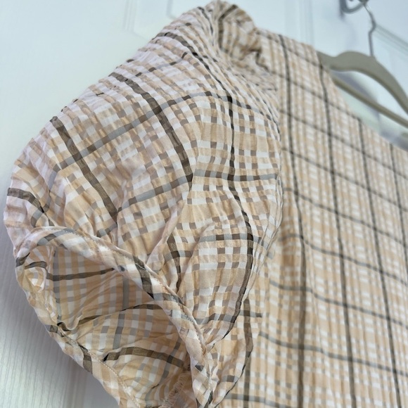 NWT English Factory Plaid Midi Dress - Picture 9 of 16